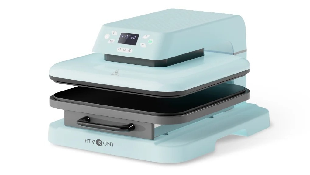 HTVRONT original Auto Heat Press 15×15 in light blue